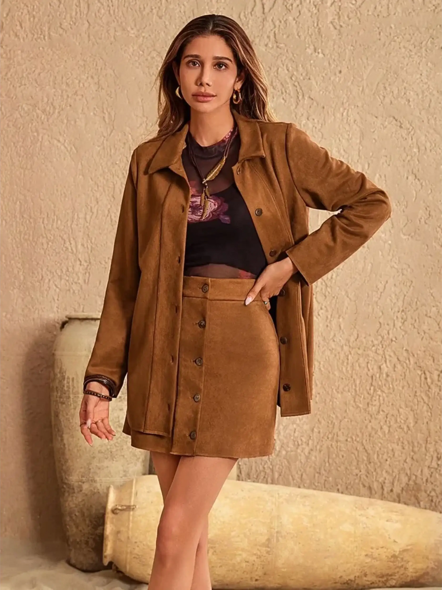 Lightweight Jacket & Skirt Set - Beach Babes Beachwear - Fort Lauderdale