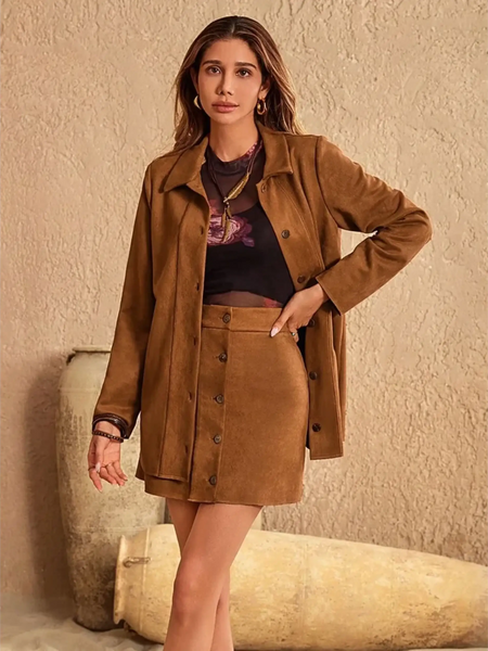 Lightweight Jacket & Skirt Set - Beach Babes Beachwear - Fort Lauderdale