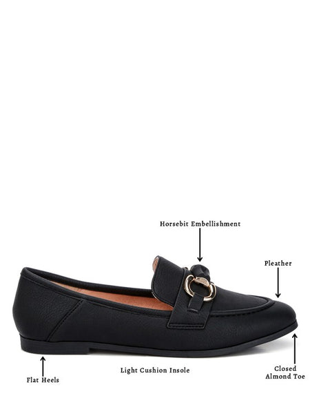 Horsebit Designer Leather Loafers - Beach Babes Beachwear - Fort Lauderdale