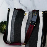 Versatile Stripe Tote: Essential Beach Wear Accessory - Beach Babes Beachwear - Fort Lauderdale