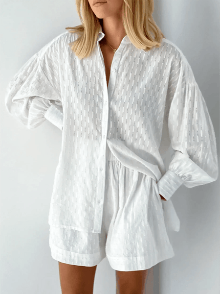 Classic Chic Resort Shorts and Top Set - Beach Babes Beachwear - Fort Lauderdale1