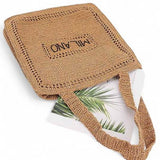 Chic Milano Straw Tote Bag – Your Essential Beach Wear by Artini Accessories with woven design