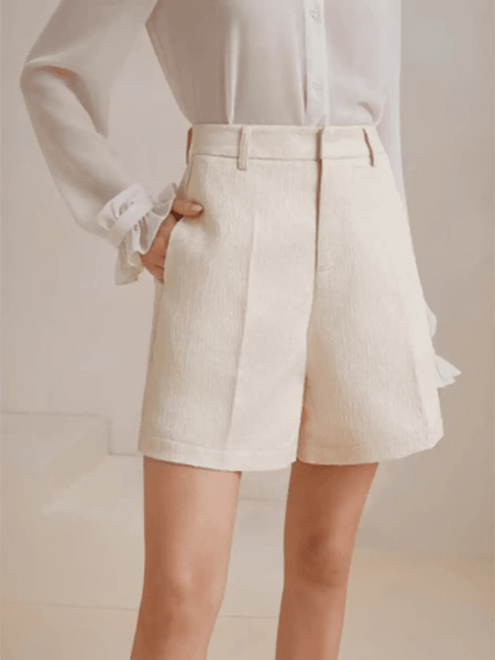 Classy High Waist Mid Shorts - Beach Babes Beachwear - Fort Lauderdale