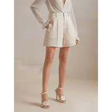Classy High Waist Mid Shorts - Beach Babes Beachwear - Fort Lauderdale