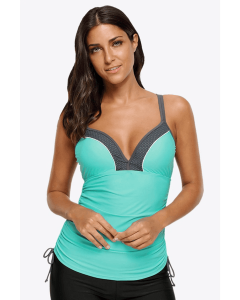 Flattering Tankini Swimsuit with V Neck - Beach Babes Beachwear - Fort Lauderdale1