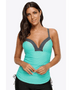 Flattering Tankini Swimsuit with V Neck - Beach Babes Beachwear - Fort Lauderdale1