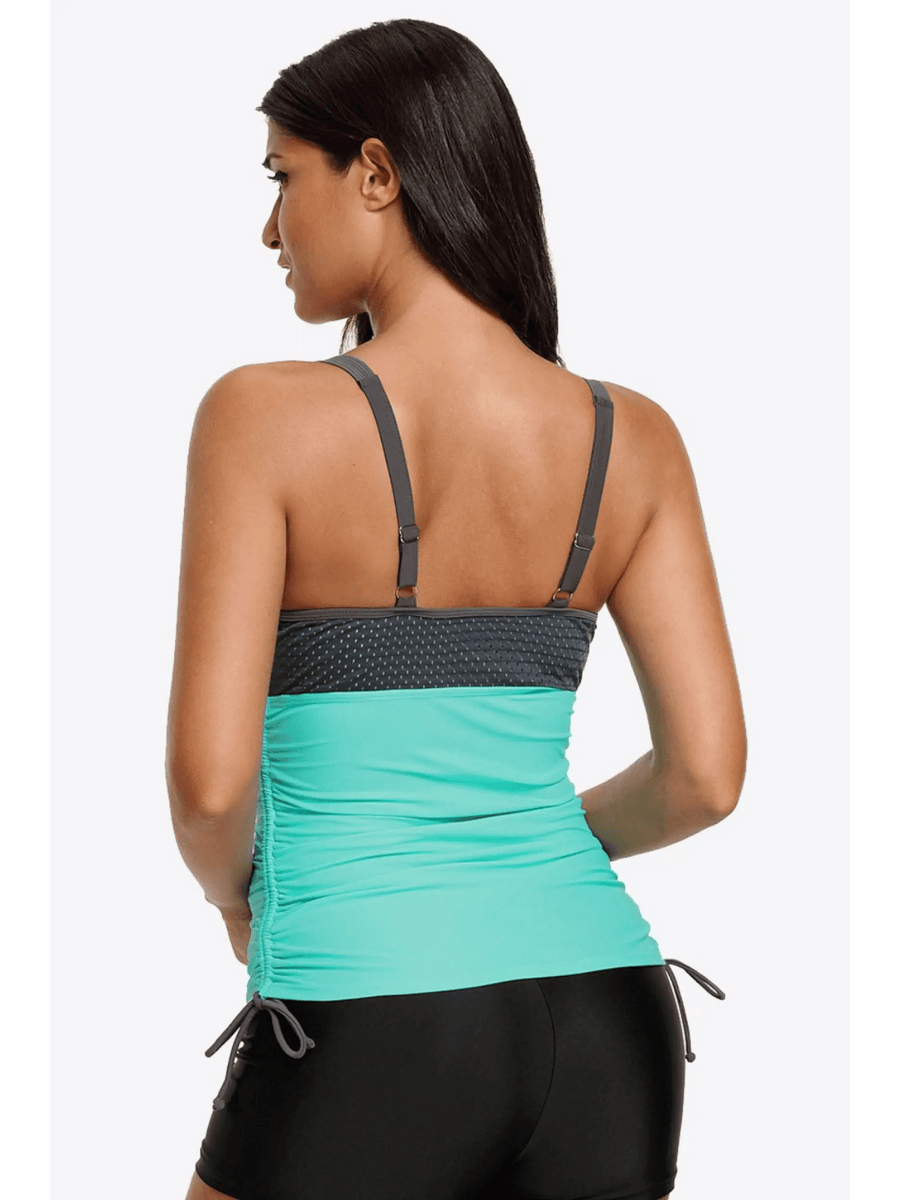 Flattering Tankini Swimsuit with V Neck - Beach Babes Beachwear - Fort Lauderdale2
