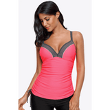 Flattering Tankini Swimsuit with V Neck - Beach Babes Beachwear - Fort Lauderdale6