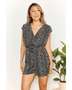 Animal Print Summer Fun Wrap Romper - Beach Babes Beachwear - Fort Lauderdale
