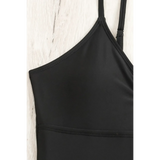 Tummy Control Black One-Piece Swimsuit - Beach Babes Beachwear - Fort Lauderdale