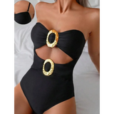 Plus Size Cutout One Piece Black Swimsuit - Beach Babes Beachwear - Fort Lauderdale2