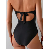 Plus Size Cutout One Piece Black Swimsuit - Beach Babes Beachwear - Fort Lauderdale1