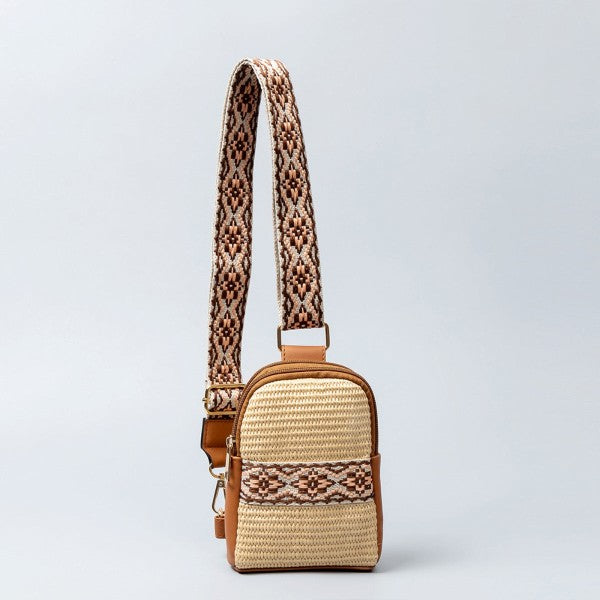 Luna Straw Crossbody - Perfect Beach Wear Accessory - Beach Babes Beachwear - Fort Lauderdale