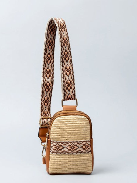 Luna Straw Crossbody - Perfect Beach Wear Accessory - Beach Babes Beachwear - Fort Lauderdale