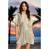 Stylish Sequin Plunge Neck Dress - Affordable Beach Fashion 2025 - Beach Babes Beachwear - Fort Lauderdale