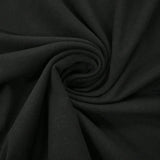 Close-up of black fabric swirl for Trendsi mini dress showcasing soft and smooth material texture
