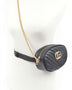 Designer Style Logo Belt Bag by Babe Beachware in black with gold chain and logo detail