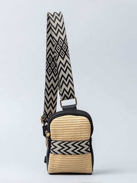 Luna Straw Crossbody - Perfect Beach Wear Accessory - Beach Babes Beachwear - Fort Lauderdale