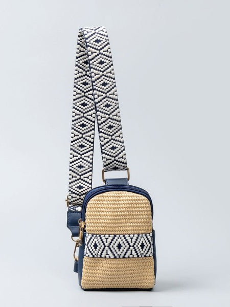 Luna Straw Crossbody - Perfect Beach Wear Accessory - Beach Babes Beachwear - Fort Lauderdale