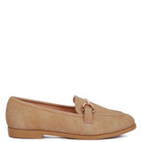 Jagger Horsebit Tan Flat Loafers - Beach Babes Beachwear - Fort Lauderdale