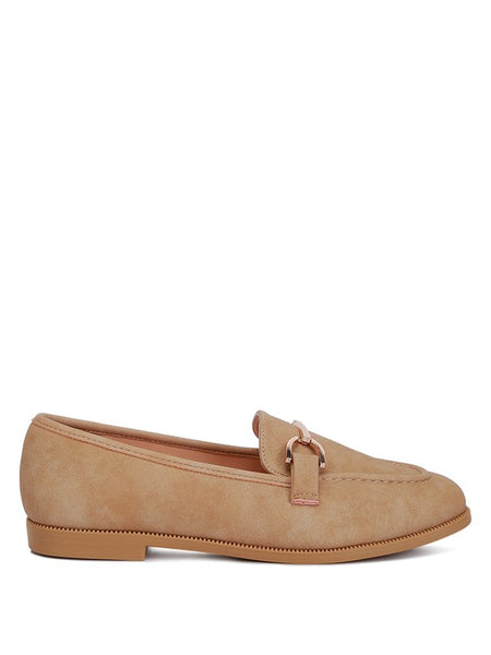 Jagger Horsebit Tan Flat Loafers - Beach Babes Beachwear - Fort Lauderdale