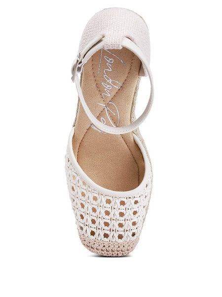 Mason Tan Buckle Wedge Heel Espadrilles - Beach Babes Beachwear - Fort Lauderdale