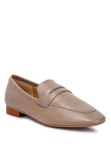 Classic Leather Penny Loafers - Beach Babes Beachwear - Fort Lauderdale