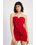 Turn Heads in this Sizzling Red Ruffle Mini Dress! - Beach Babes Beachwear - Fort Lauderdale