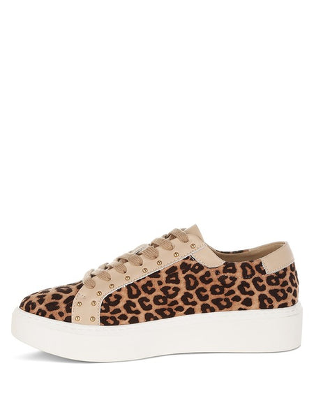 Studded Leopard Sneakers - Beach Babes Beachwear - Fort Lauderdale
