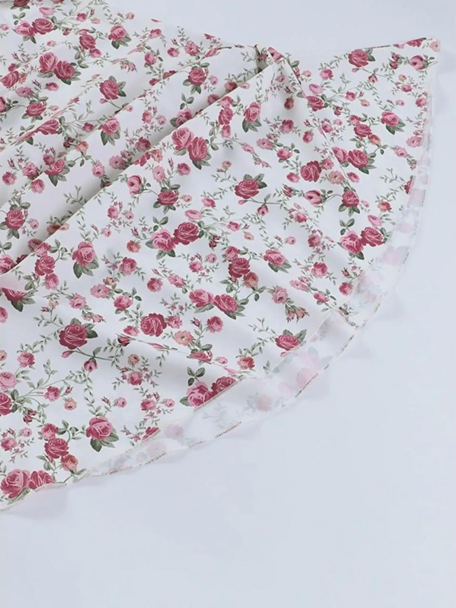 Sassy Floral Strapless Mini - Beach Babes Beachwear - Fort Lauderdale