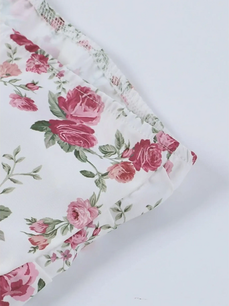 Sassy Floral Strapless Mini - Beach Babes Beachwear - Fort Lauderdale