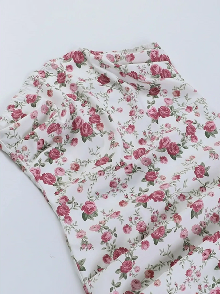 Sassy Floral Strapless Mini - Beach Babes Beachwear - Fort Lauderdale
