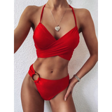 Swimsuits | Fashionable Lightweight Halter Neck 2-Piece Bikini 2025 - Beach Babes Beachwear - Fort Lauderdale