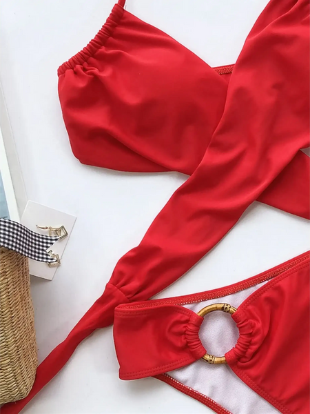 Swimsuits | Fashionable Lightweight Halter Neck 2-Piece Bikini 2025 - Beach Babes Beachwear - Fort Lauderdale