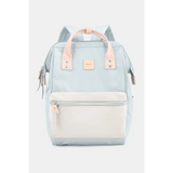 Babe Beachwaer Himawari - Best Backpack light blue and cream color with top handles and front zipper pocket