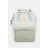 Babe Beachwaer Himawari - Best Backpack in cream and light green with front zipper pocket and top handles
