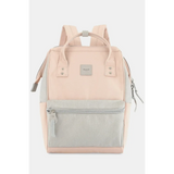 Himawari - Best Backpack in pink and gray with front zipper pocket and top handles by Babe Beachwaer