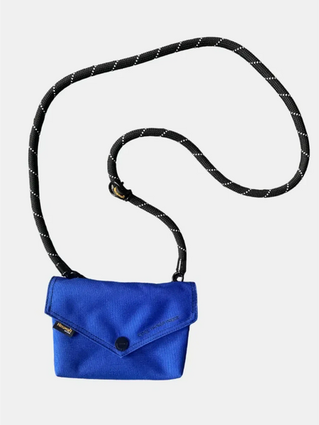 Babe Beachwaer Himawari Crossbody Phone Wallet in blue with black adjustable strap