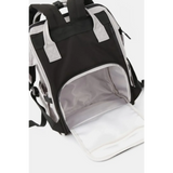 Babe Beachwaer large capacity waterproof back pack Himawari open showing spacious main compartment and padded straps
