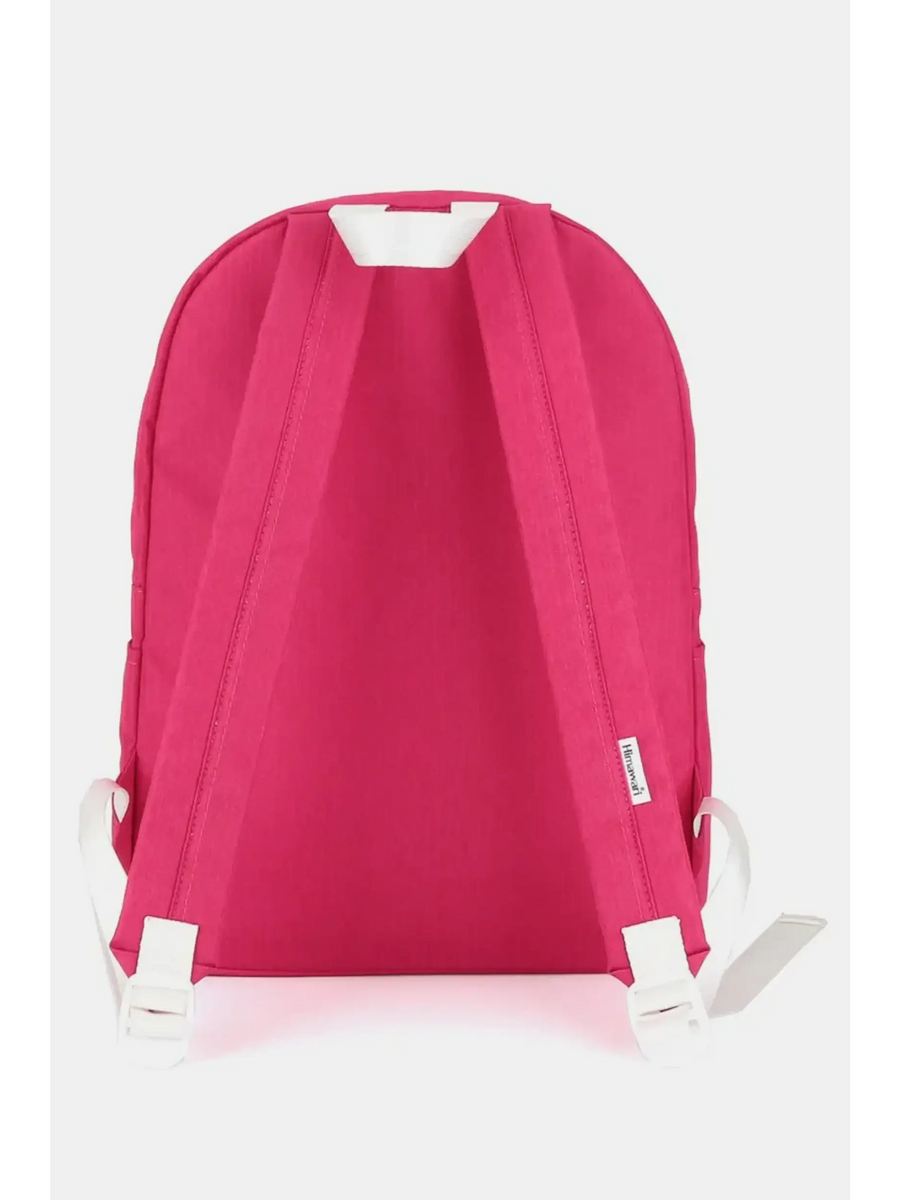 Babe Beachwaer medium beach backpack for school or travel in bright pink with adjustable straps