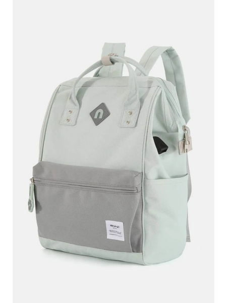 Himawari stylish summer backpack for women by Trendsi in light green with front pocket and padded straps