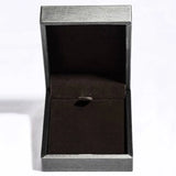Empty gray jewelry box for Trendsi necklace with invisable 1 carat diamond display