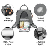 Himawari Crazy Pocket Backpack by Babe Beachwear with smart tote design, padded backing, waterproof pocket, and adjustable buckle