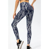Animal Print Slim Fit Wide Waistband Long Sports Pants - Beach Babes Beachwear - Fort Lauderdale6