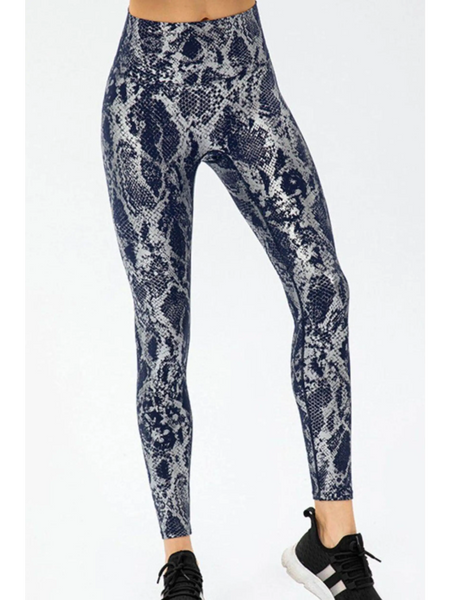 Animal Print Slim Fit Wide Waistband Long Sports Pants - Beach Babes Beachwear - Fort Lauderdale9