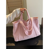 Babe Beachwaer lightweight Ladies duffle bag in soft pink with dual handles and spacious design
