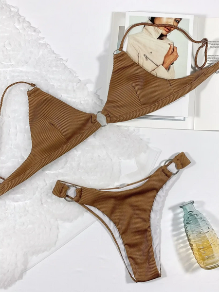 Skimpy Brazilian Nude Bikini Set - Beach Babes Beachwear - Fort Lauderdale