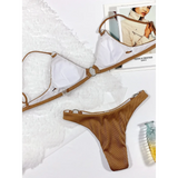Skimpy Brazilian Nude Bikini Set - Beach Babes Beachwear - Fort Lauderdale