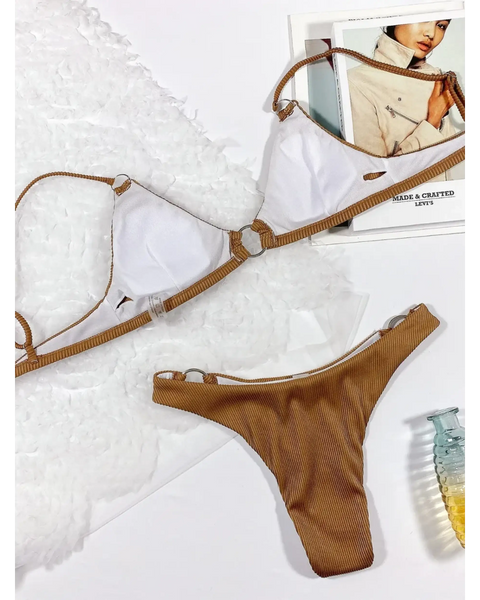 Skimpy Brazilian Nude Bikini Set - Beach Babes Beachwear - Fort Lauderdale