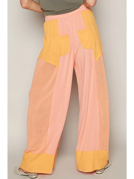 Watermelon Pink Wide Leg Beach Pants - Beach Babes Beachwear - Fort Lauderdale